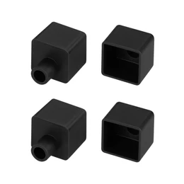 Фото #1 товара Заглушка WPH-FLEX-1616 BLACK с отверстием (Arlight, Силикон)