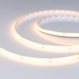 Фото #1 товара Светодиодная лента герметичная COB-SE-X378-8mm 24V Warm2700 (11 W/m, IP65, 5m) (Arlight, -)
