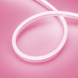 Фото #1 товара Светодиодная лента герметичная AURORA-PS-A120-16x8mm 24V Pink (10 W/m, IP65, 2835, 5m) (Arlight, Силикон, 2 года)