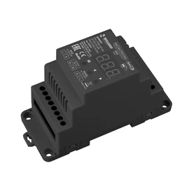 Фото #1 товара INTELLIGENT ARLIGHT Диммер DALI-TRIAC-601-82-D2-DRI-PS-DIN Black (230V, 1x1.5A) (IARL, IP20 Пластик, 5 лет)