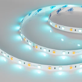 Фото #1 товара Светодиодная лента RT-B60-10mm 24V RGBW-Warm (14.4 W/m, IP20, 5m) (Arlight, Открытый)