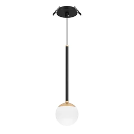 Фото #1 товара Светильник SP-BEADS-HANG-BUILT-T-R100-8W Warm3000 (BK-GD, 180 deg, 230V) (Arlight, IP20 Металл, 5 лет)