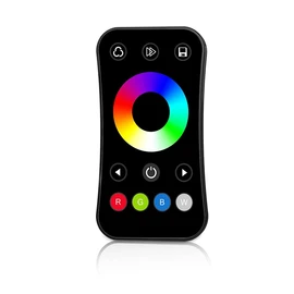 Фото #1 товара INTELLIGENT ARLIGHT Пульт SMART-801-52-1G-1SC-RGBW Black (3V, 2.4G) (IARL, IP20 Пластик, 5 лет)