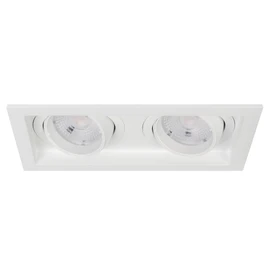 Фото #1 товара Светильник MS-VORTEX-BUILT-S170x90-2x12W Day4000 (WH-WH, 40 deg, 230V) (Arlight, IP20 Металл, 5 лет)