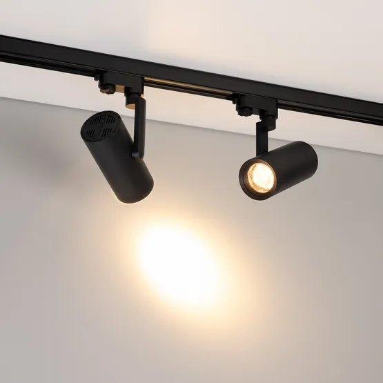 Фото #5 товара Светильник LGD-URANUS-4TR-R75-18W/25W Warm3500-MIX (BK, 20-50 deg, side holder, 230V) (Arlight, IP20 Металл, 5 лет)