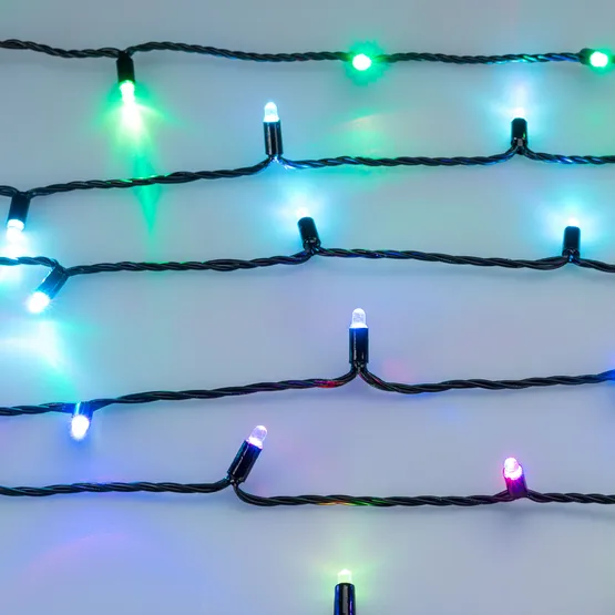 Фото #3 товара Светодиодная гирлянда ARD-STRING-CLASSIC-15000-BLACK-100LED-LIVE RGB-SPI (12V, 53W) (Ardecoled, IP65)