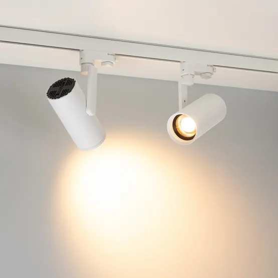 Фото #2 товара Светильник LGD-URANUS-4TR-R75-18W/25W Warm3500-MIX (WH, 20-50 deg, side holder, 230V) (Arlight, IP20 Металл, 5 лет)