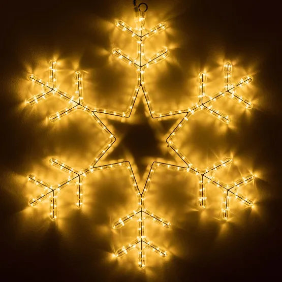 Фото #1 товара Фигура светодиодная ARD-SNOWFLAKE-M4-750x750-324LED Warm (230V, 18W) (Ardecoled, IP65)