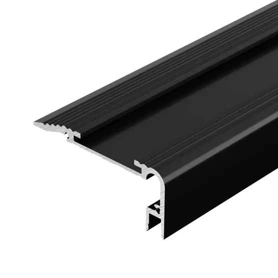 Фото #2 товара Профиль STAIR-W60-2000 ANOD BLACK (Arlight, Алюминий)