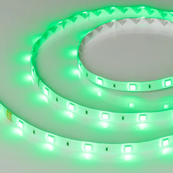 Фото #7 товара Светодиодная лента RTW 2-5000SE 24V RGB (5060, 150 LED, LUX) (Arlight, 7.2 Вт/м, IP65)
