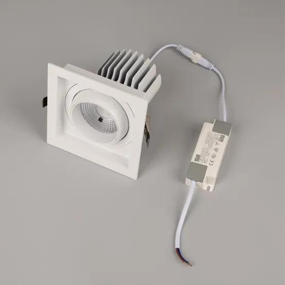 Фото #4 товара Светильник MS-VORTEX-BUILT-S140x140-30W Day4000 (WH-WH, 50 deg, 230V) (Arlight, IP20 Металл, 5 лет)