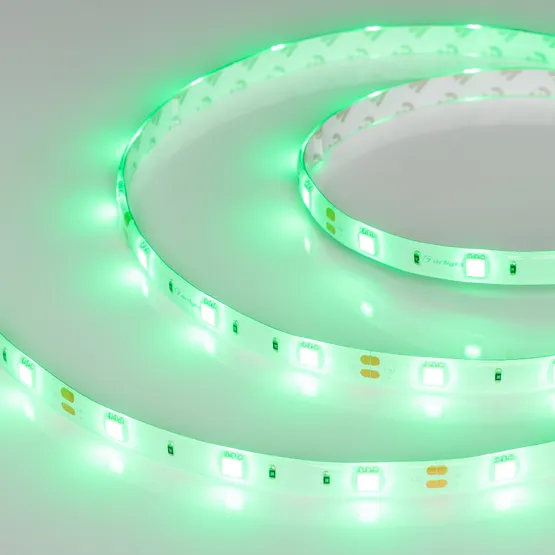Фото #4 товара Светодиодная лента RTW 2-5000SE 12V Green (5060, 150 LED, LUX) (Arlight, 7.2 Вт/м, IP65)