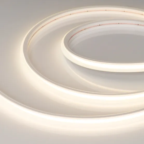 Фото #1 товара Светодиодная лента COB-5000PL90-CSP-544-24V Warm2400 (12mm, 11.5W, IP65) (Arlight, -)