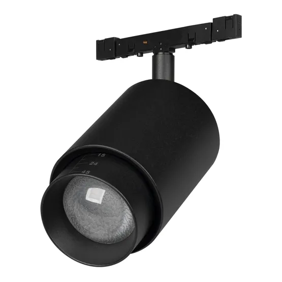 Фото #1 товара Светильник MAG-MICROCOSM-SPOT-ZOOM-R59-12W Day4000 (BK, 20-60 deg, 24V) (Arlight, IP20 Металл, 5 лет)