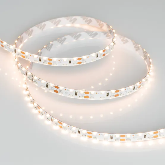 Фото #3 товара Светодиодная лента RS 2-5000 24V Warm2700 2x2 8mm (3014, 240 LED/m, LUX) (Arlight, 14.4 Вт/м, IP20)