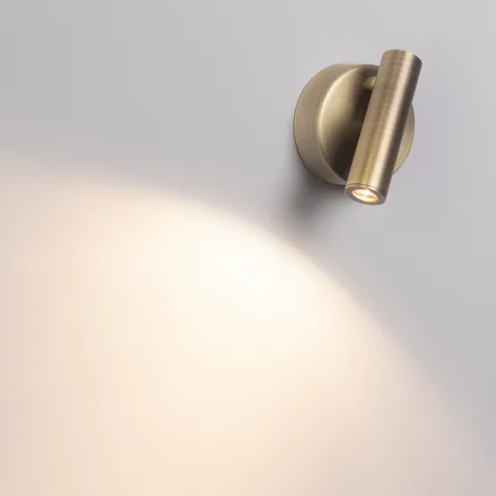 Фото #3 товара Светильник SP-BED-NB-R90-3W Warm3000 (BR, 20 deg, 230V) (Arlight, IP20 Металл, 3 года)
