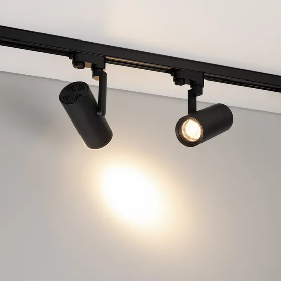 Фото #3 товара Светильник LGD-URANUS-4TR-R75-18W/25W Warm3500-MIX (BK, 20-50 deg, side holder, 230V) (Arlight, IP20 Металл, 5 лет)