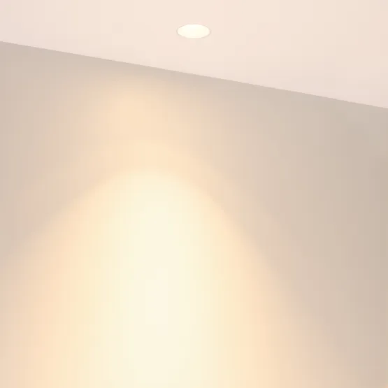 Фото #2 товара Светильник MS-INVISIO-TRIMLESS-R45-10W Warm2700 (WH-WH, 36 deg, 230V) (Arlight, IP54 Металл, 5 лет)