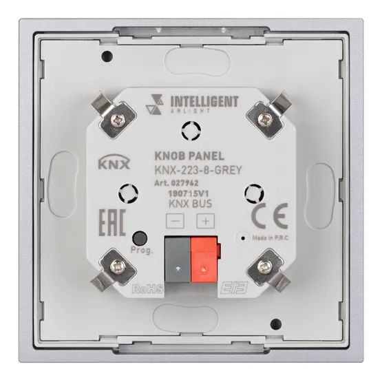 Фото #3 товара INTELLIGENT ARLIGHT Панель KNX-223-8-GREY (BUS) (IARL, IP20 Металл, 3 года)