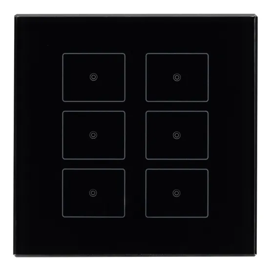 Фото #3 товара Панель Sens SR-KN0611-IN Black (KNX, DIM) (Arlight, -)