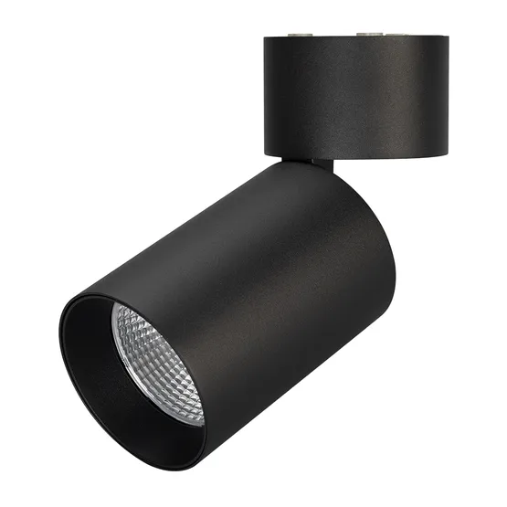 Фото #1 товара Светильник SP-POLO-SURFACE-FLAP-R85-15W Warm3000 (BK-BK, 40 deg) (Arlight, IP20 Металл, 3 года)