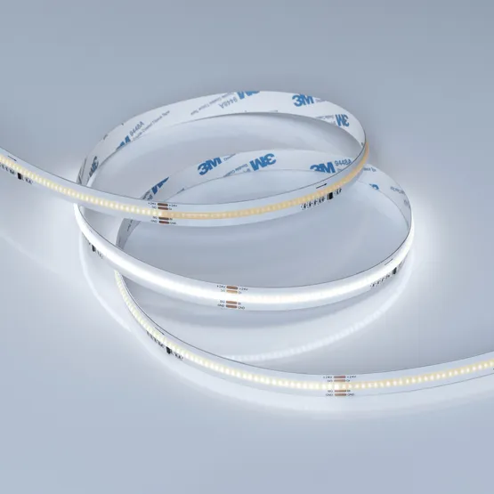 Фото #3 товара Светодиодная лента SPI-COB-X378-12mm 24V White6000-PX63-BPT (7 W/m, IP20, 5m) (Arlight, бегущий огонь)