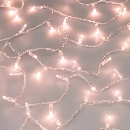 Фото #3 товара Светодиодная гирлянда ARD-STRING-CLASSIC-1000-CLEAR-100LED-PULSE Rose Gold (230V, 7W) (Ardecoled, IP65)