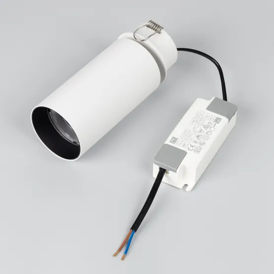 Фото #2 товара Светильник SP-GABI-BUILT-FLAP-R60-12W Day4000 (WH, 60 deg, 230V) (Arlight, IP40 Металл, 5 лет)
