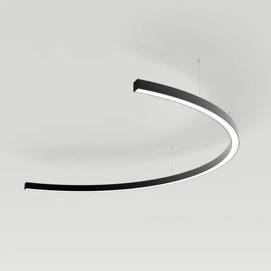 Фото товара Светильник SP-LINE-HANG-ARC-C3535-D1500-53W Warm3000 (BLACK, 230V) (Arlight, Металл)