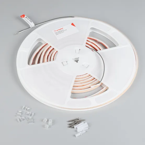 Фото #3 товара Светодиодная лента герметичная COB-PSW-X480-6mm 24V White6000 (8 W/m, IP67, 5m) (Arlight, -)