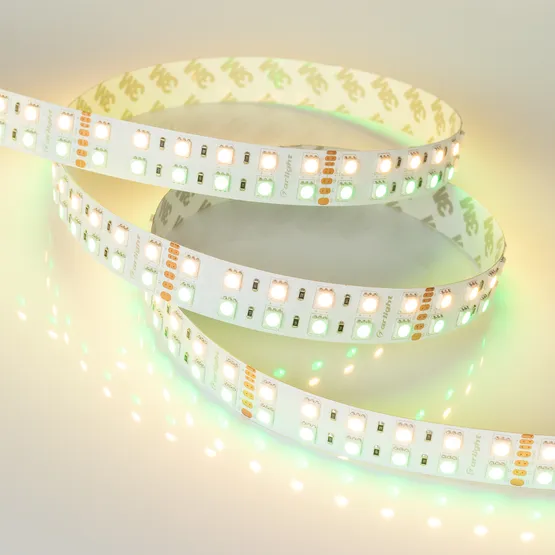 Фото #2 товара Светодиодная лента RT-B144-19mm 24V RGBW-Warm (32 W/m, IP20, 5m) (Arlight, Открытый)