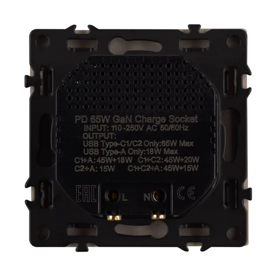 Фото #3 товара ARL NOBE USB Розетка тип А+С+С софт-тач кашемир SCT-MUACC-SFPL-FC-CA (65W, QC3) (Arlight, -)
