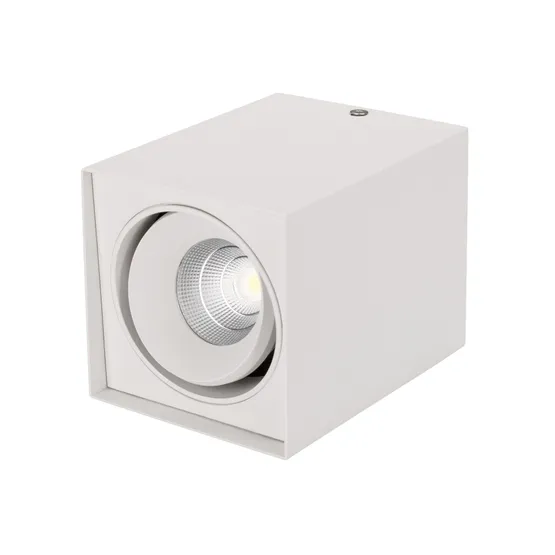 Фото #4 товара Светильник SP-CUBUS-S100x100WH-11W White 40deg (Arlight, IP20 Металл, 3 года)