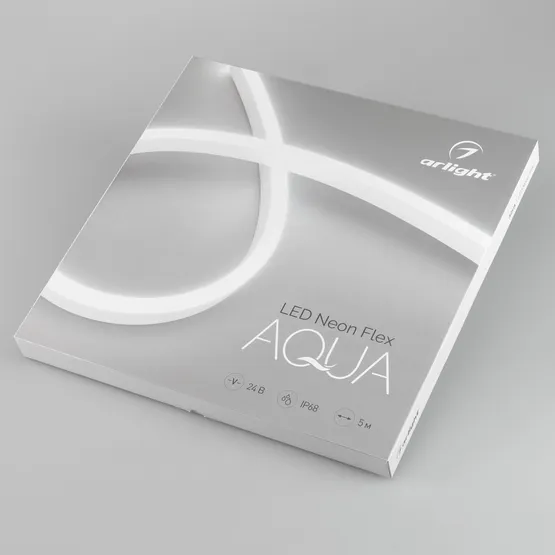 Фото #5 товара Герметичная лента AQUA-5000S-TOP-5060-72-24V RGB (16.5х16.5mm, 13W, IP68) (Arlight, -)