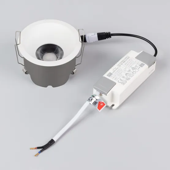 Фото #3 товара Светильник MS-HARBOR-R82-10W Warm2700 (WH, 24 deg, 230V) (Arlight, IP20 Металл, 5 лет)