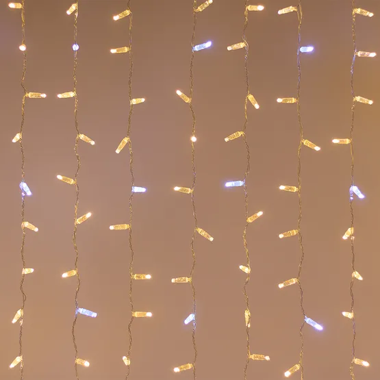 Фото #3 товара Светодиодная гирлянда ARD-CURTAIN-CLASSIC-2000x1500-CLEAR-360LED-BLINK Warm-White (230V, 60W) (Ardecoled, IP65)