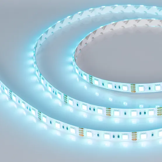 Фото #6 товара Светодиодная лента RTW 2-5000SE 12V RGB 2x (5060, 300 LED, LUX) (Arlight, 14.4 Вт/м, IP65)