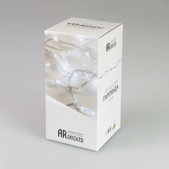 Фото #5 товара Светодиодная гирлянда ARD-STRING-CLASSIC-1000-CLEAR-100LED-PULSE Red (230V, 7W) (Ardecoled, IP65)