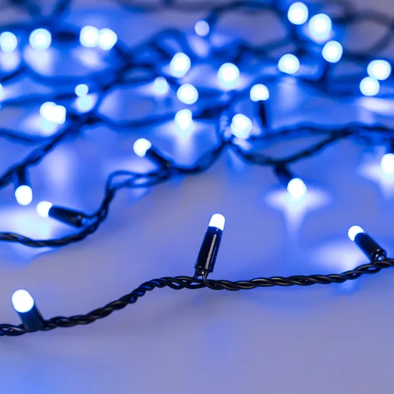 Фото #4 товара Светодиодная гирлянда ARD-STRING-CLASSIC-10000-BLACK-100LED-MILK-SYNC RGB (230V, 6.5W) (Ardecoled, IP65)