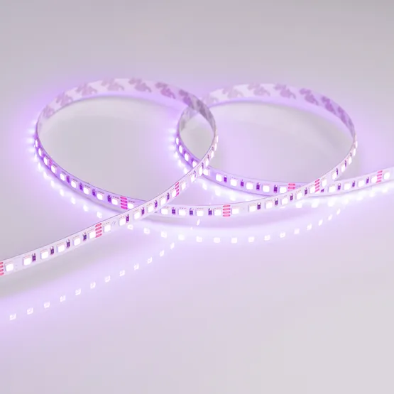 Фото #2 товара Светодиодная лента RT 2-5000 24V RGB 8mm (3838, 120 LED/m, LUX) (Arlight, 11 Вт/м, IP20)