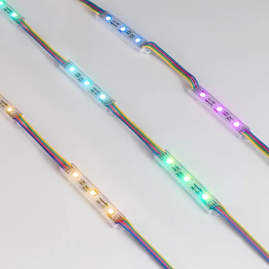 Фото #2 товара Модуль управляемый SPI-B3 12V RGB-RAM (0.6W, IP66, 120 deg) (Arlight, Пластик, 3 года)