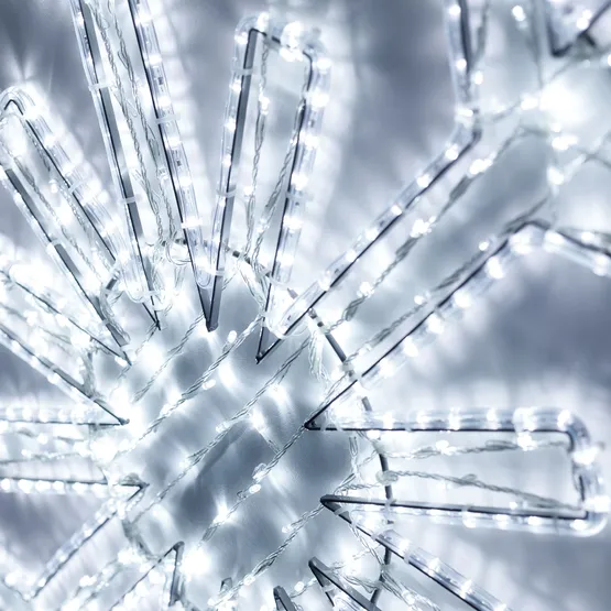 Фото #3 товара Фигура светодиодная ARD-SNOWFLAKE-M11-1250x1200-604LED White (230V, 36.5W) (Ardecoled, IP65)