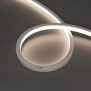 Фото #1 товара Светодиодная лента герметичная MOONLIGHT-TOP-A140-13x12mm 24V Day4000 (9.6 W/m, IP67, 0,5m, wire x1) (Arlight, Образец)
