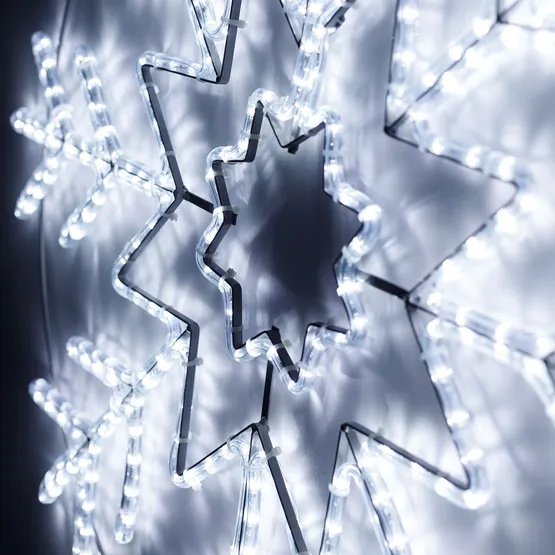 Фото #2 товара Фигура светодиодная ARD-SNOWFLAKE-M8-950x950-540LED White (230V, 33W) (Ardecoled, IP65)