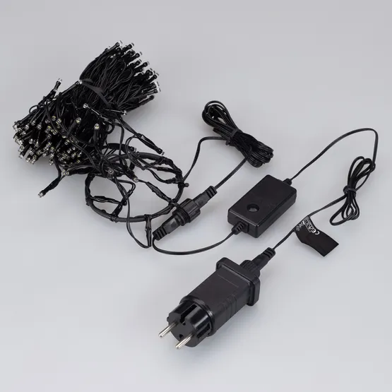 Фото #2 товара Светодиодная гирлянда Лучи Смарт ARD-GALA-CLASSIC-1500-BLACK-150LED Warm (230V, 4.7W, Tuya Wi-Fi) (Ardecoled, IP65)