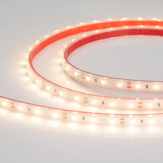 Фото #3 товара Светодиодная лента RTW 2-5000PS 12V Warm3000 (3528, 300 LED, LUX) (Arlight, 4.8 Вт/м, IP67)