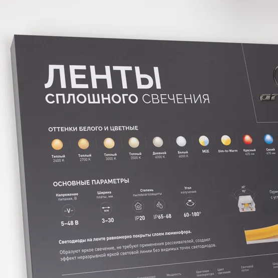 Фото #2 товара Стенд Ленты ARL-COB-01-1760х600mm (230V) (Arlight, -)