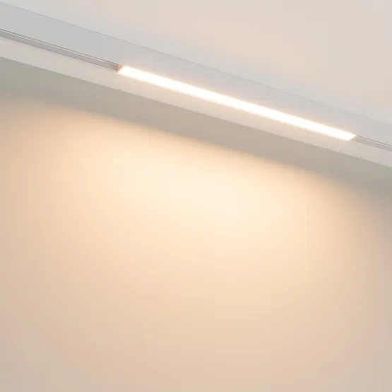 Фото #2 товара Светильник MAG-FLAT-25-L400-12W Warm3000 (WH, 100 deg, 24V) (Arlight, IP20 Металл, 5 лет)