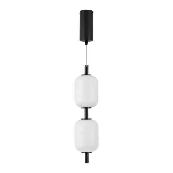 Фото #2 товара Светильник SP-CARAMELA-HANG-R120-7W Warm2700 (BK, 300 deg, 230V) (Arlight, IP20 Натуральный шелк, 3 года)