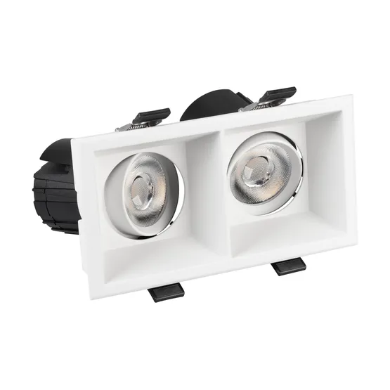 Фото #7 товара Светильник MS-FLOW-BUILT-S157x85-2x6W Warm3000 (WH, 38 deg, 230V) (Arlight, IP20 Металл, 5 лет)